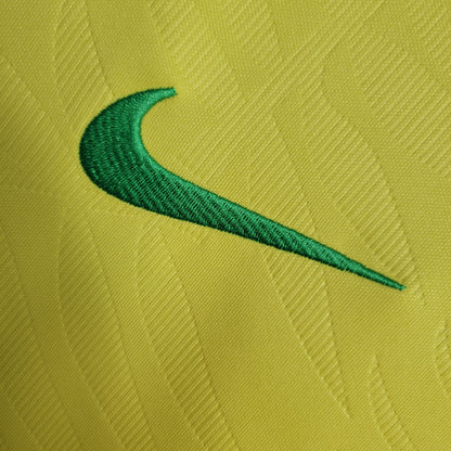 Brazil Ana Vitoria 8 Home Soccer Jersey World Cup 2023