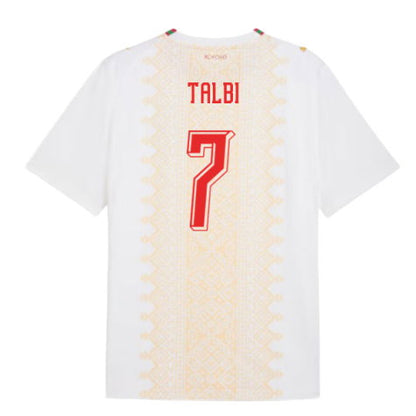 Morocco Chemsdine Talbi 7 Away Soccer Jersey World Cup 2026