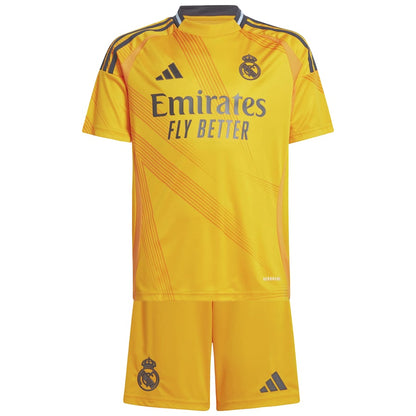 Real Madrid Federico Valverde 8 Away Soccer Jersey Kids Mini Kit 2024/25
