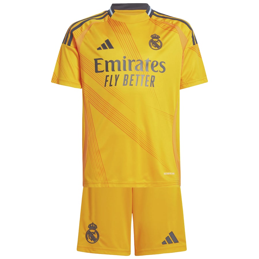 Real Madrid Vini JR 7 Away Soccer Jersey Kids Mini Kit 2024/25