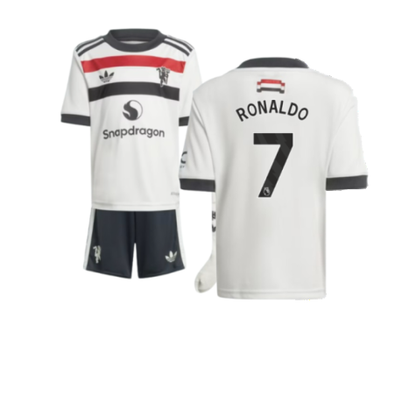 Manchester United Cristiano Ronaldo 7 Third Kids Soccer Jersey 2024/25