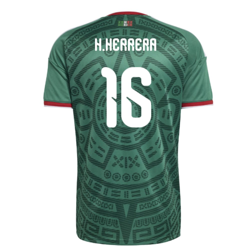 Mexico Hector Herrera 16 Home Soccer Jersey World Cup 2026