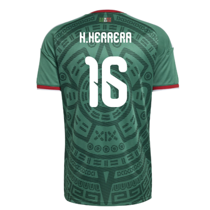 Mexico Hector Herrera 16 Home Soccer Jersey World Cup 2026