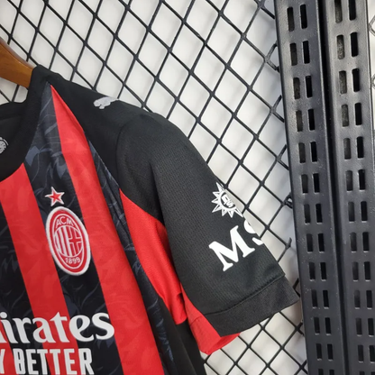 AC Milan Luka Modric 14 Kids Home Soccer Jersey 2025-2026