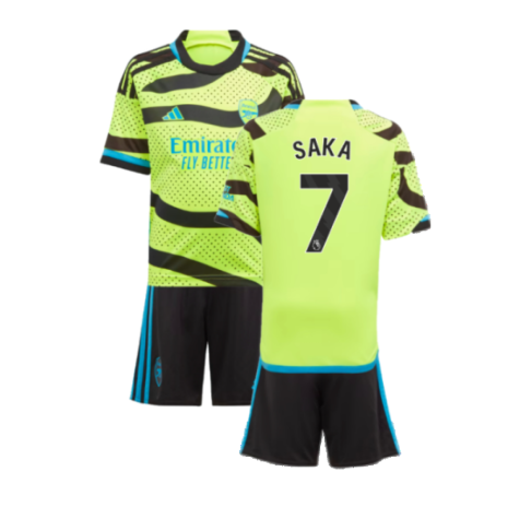Arsenal Bukayo Saka 7 Kids Away Soccer Jersey 2023/24