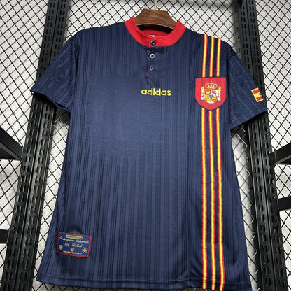 Spain Retro Away Soccer Jersey Euro Cup 1996
