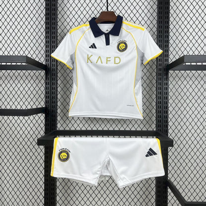 Al Nassr Cristiano Ronaldo 7 Kids Third Soccer Jersey 2025-2026