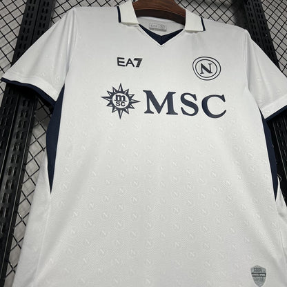 Napoli Khvicha Kvaratskhelia 77 Away Soccer Jersey 2024/25