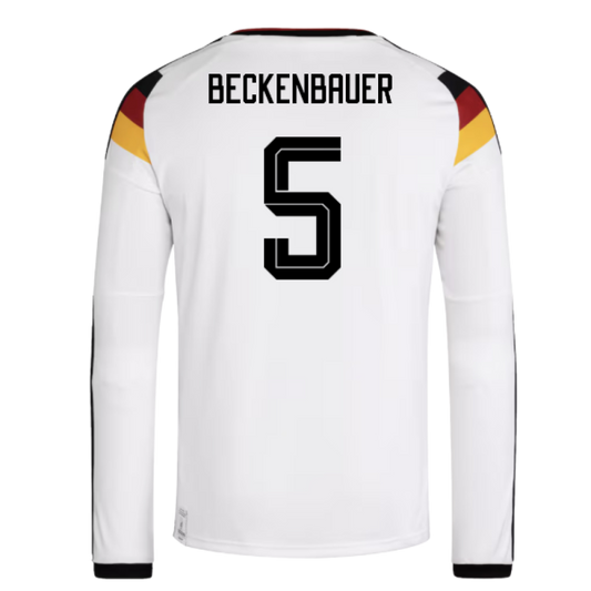 Germany Franz Beckenbauer 5 Long Sleeve Home Soccer Jersey World Cup 2026