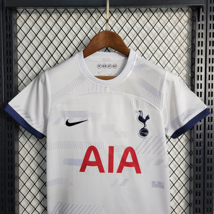 Tottenham Hotspur Son Heung-min 7 Kids Home Soccer Jersey 2023/24