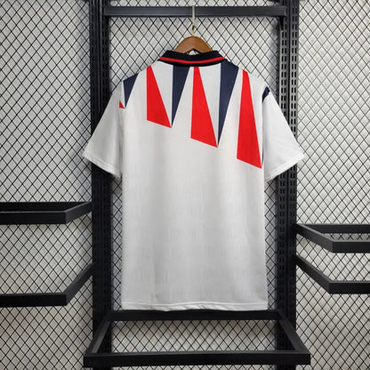 England Retro Home Soccer Jersey Euro Cup 1992