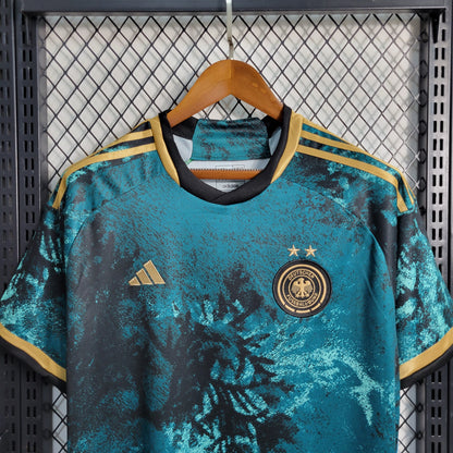 Germany Sophia Kleinherne 4 Away Soccer Jersey World Cup 2023